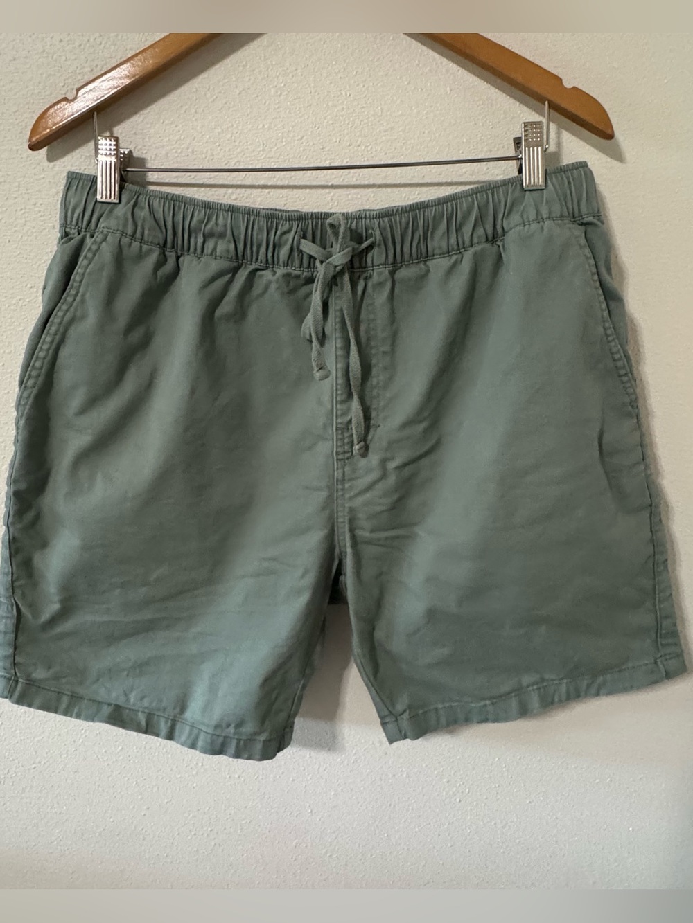 Katin Patio Shorts Sage Green Stretch Cotton Chino Drawstring Beach Surf-XL